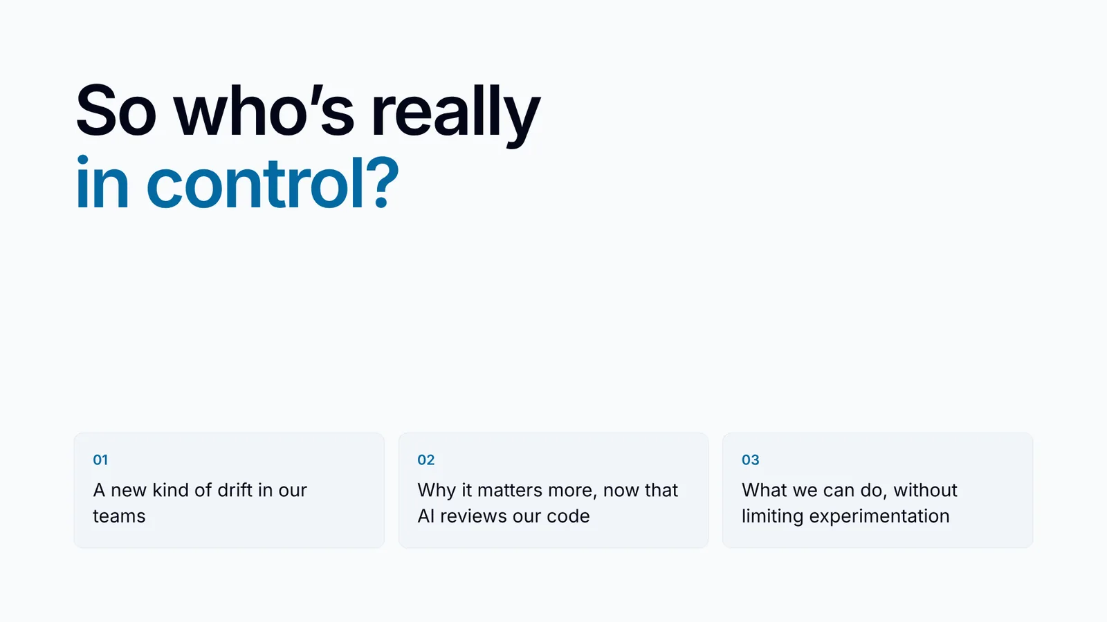 Slide 4: So who’s really in control?
